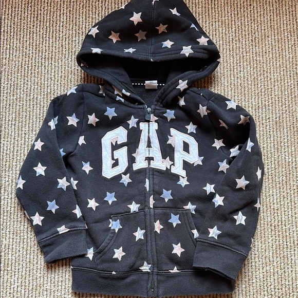 GAP Other - GAP Kids Black Star Hoodie size 5